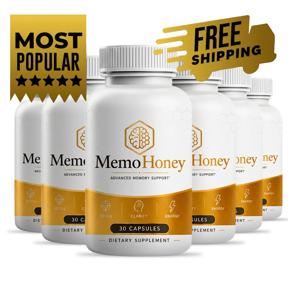 6 bottles of MemoHoney