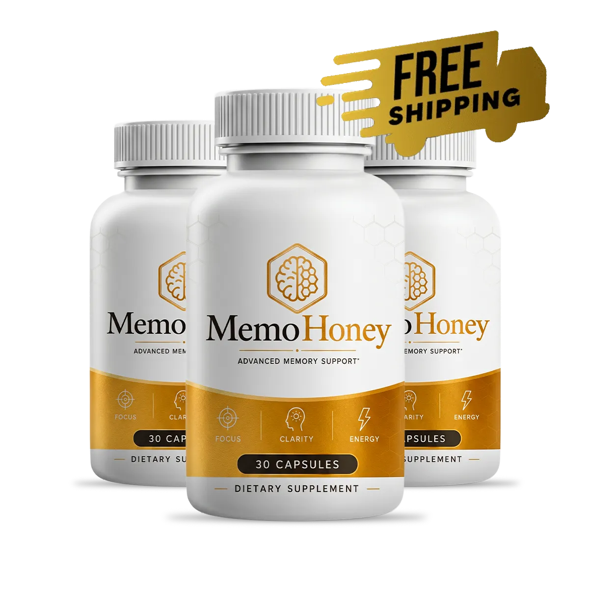 3 bottles of MemoHoney